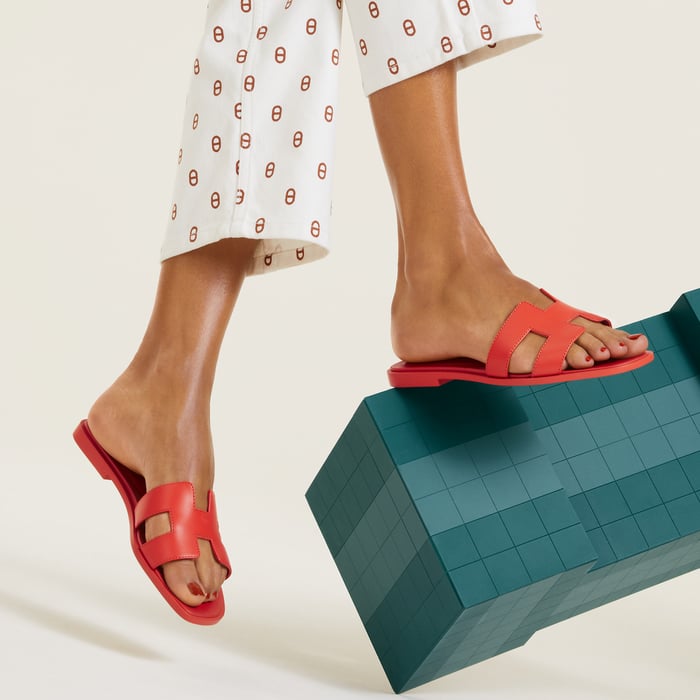 Orange Capucine Oran Sandal
