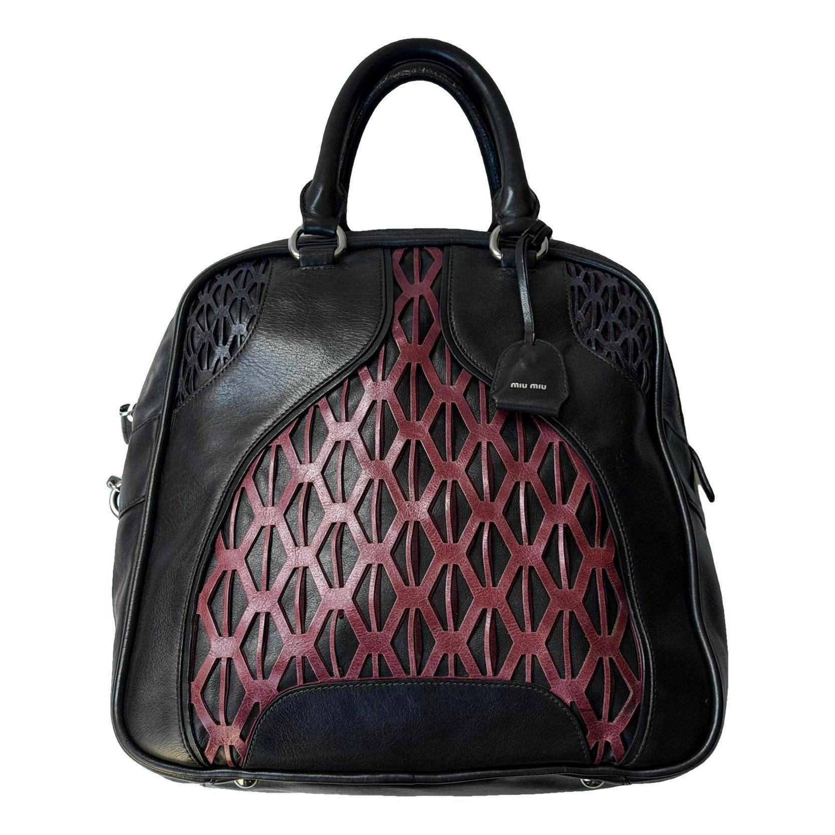 Leather handbag