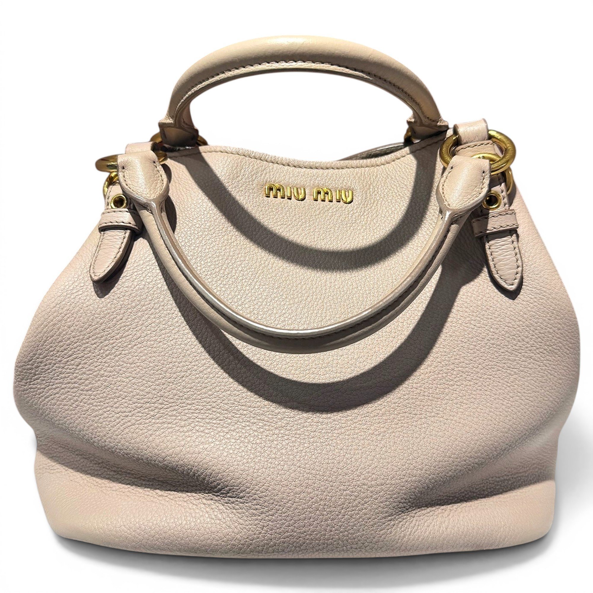 Leather handbag