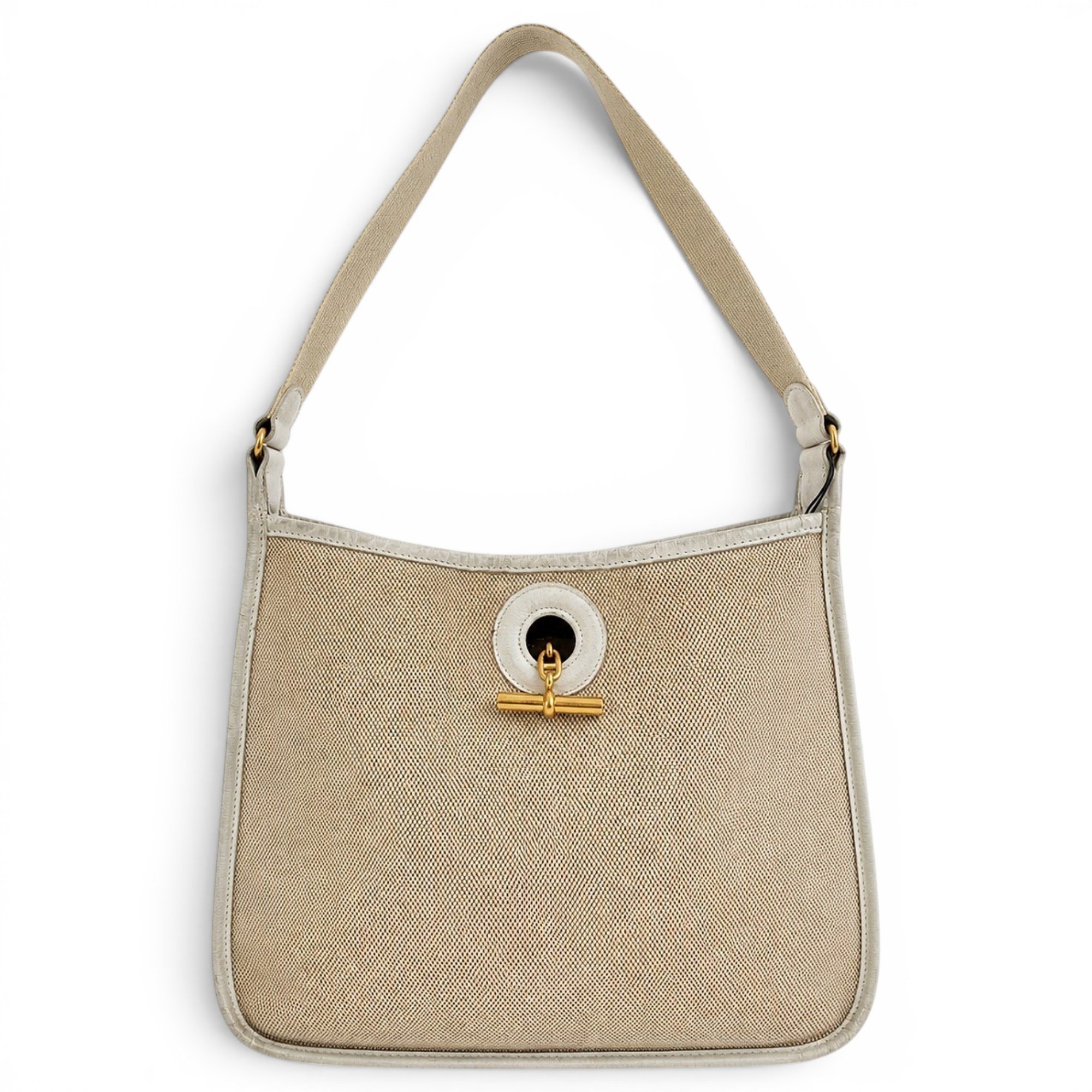 Vespa leather tote