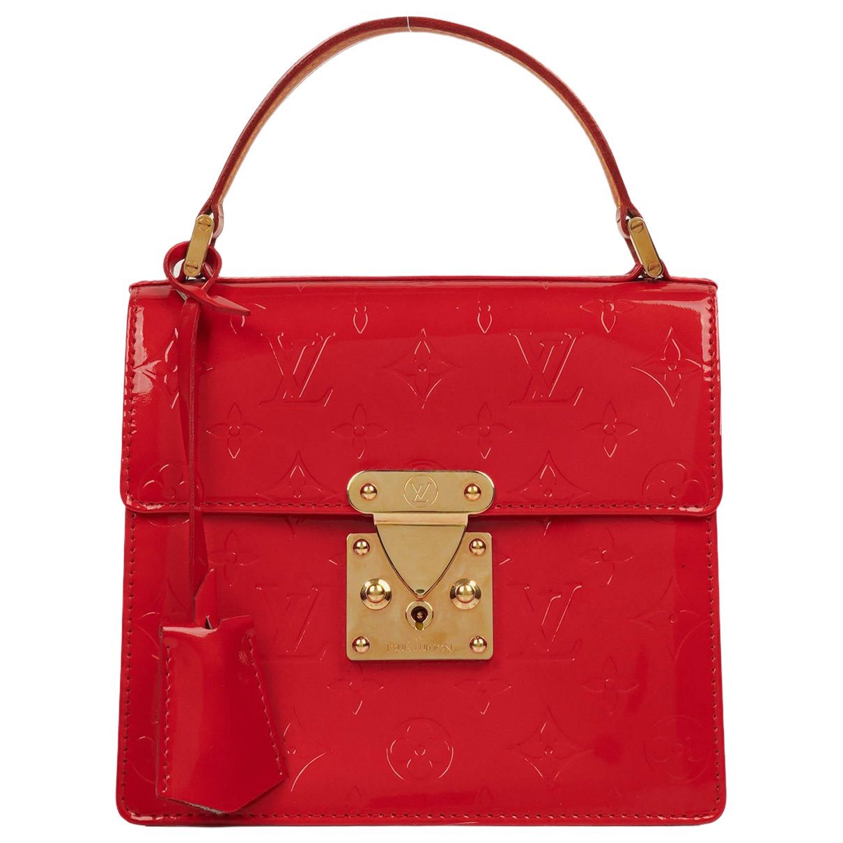 Spring street patent leather handbag