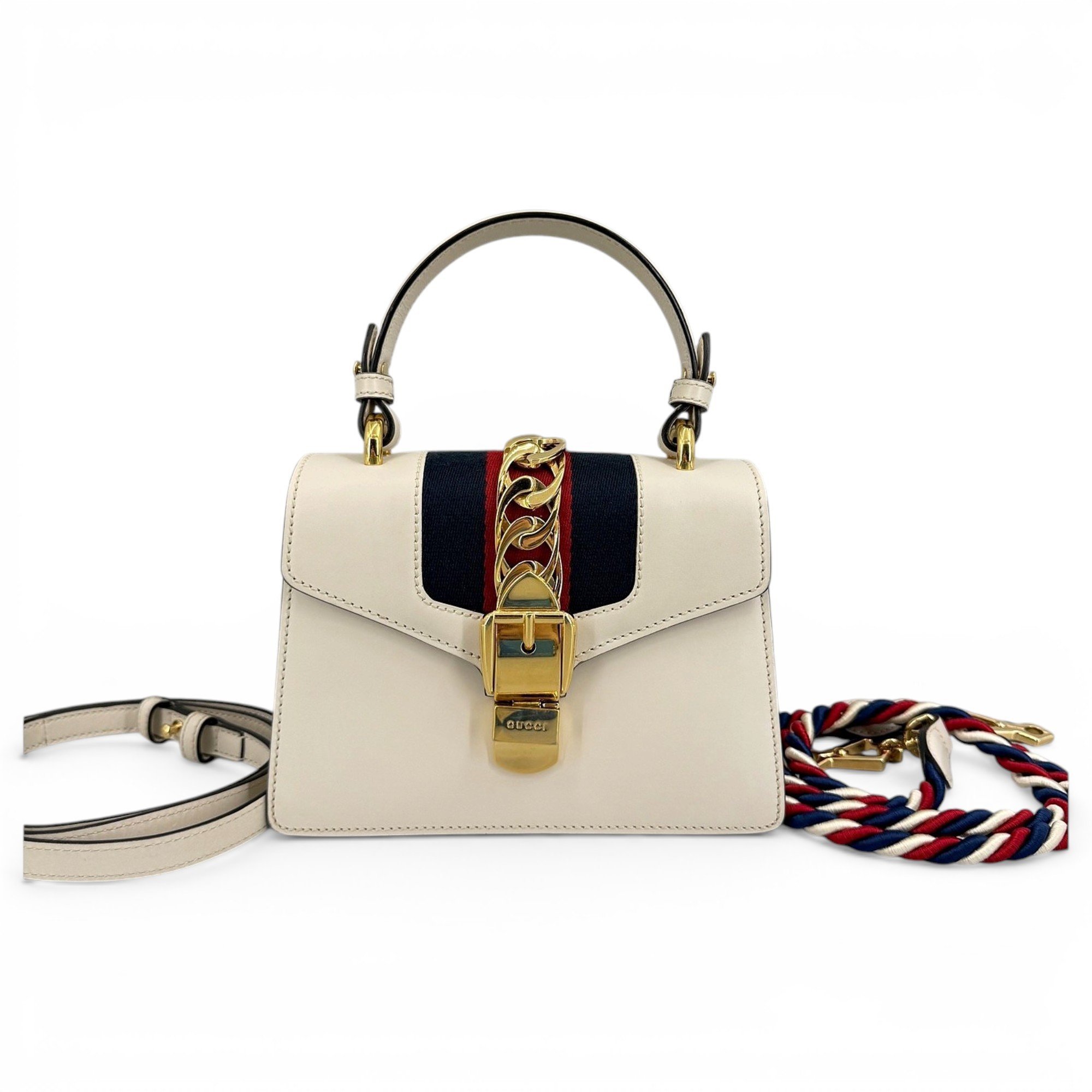 Sylvie Top Handle leather handbag