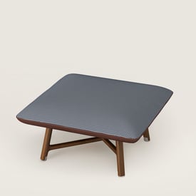 Les Necessaires d'Hermès "carre d'assise" low stool, medium model