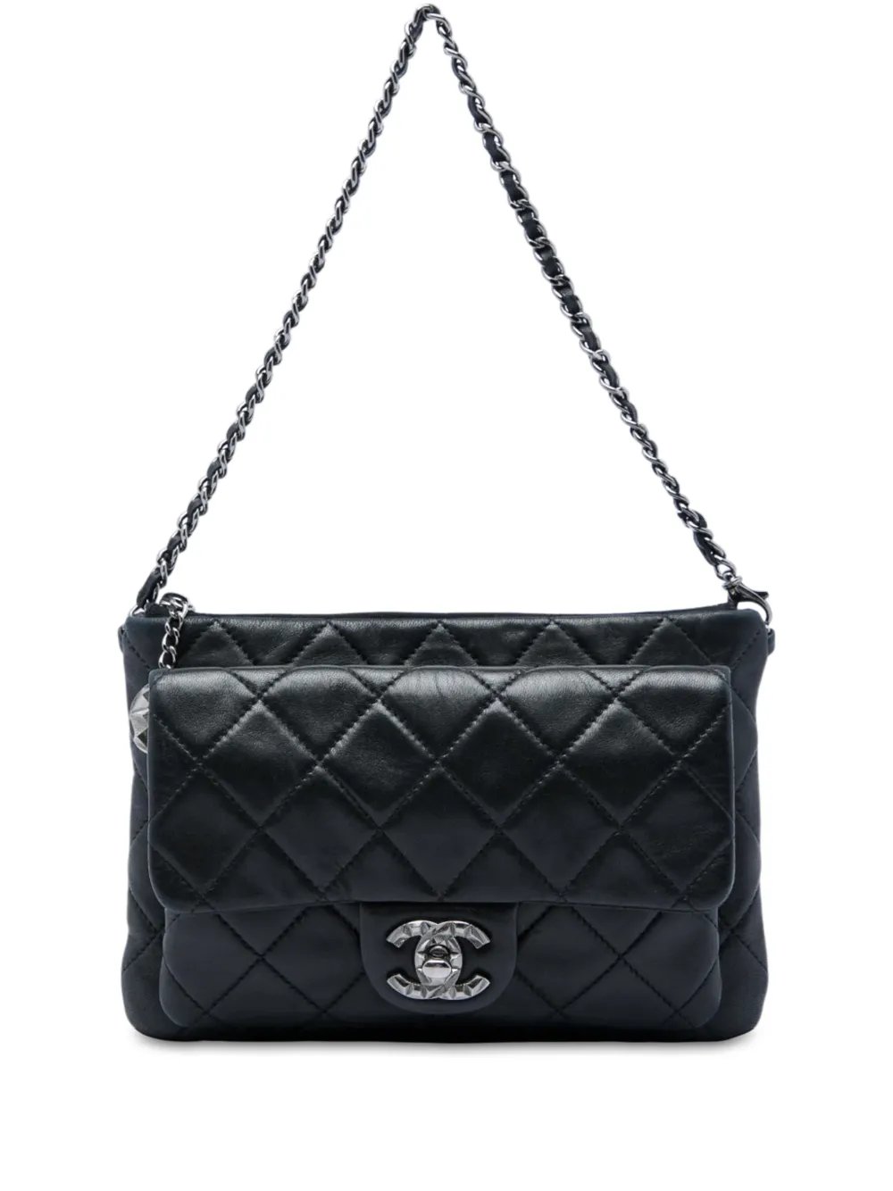 Chanel 2012-2013 CC Quilted Lambskin Mineral Nights Flap shoulder bag