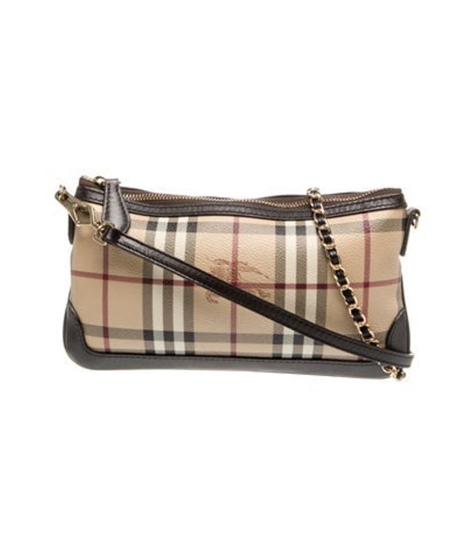 Burberry Haymarket Check Shoulder Bag