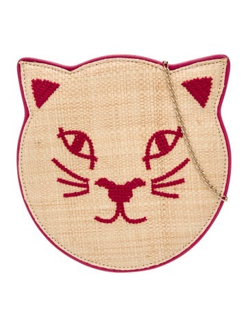 Charlotte Olympia Straw Top Handle Bag