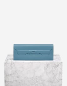 Hermes 
		Birkin Shadow Cut Clutch Swift New Bleu Jean    