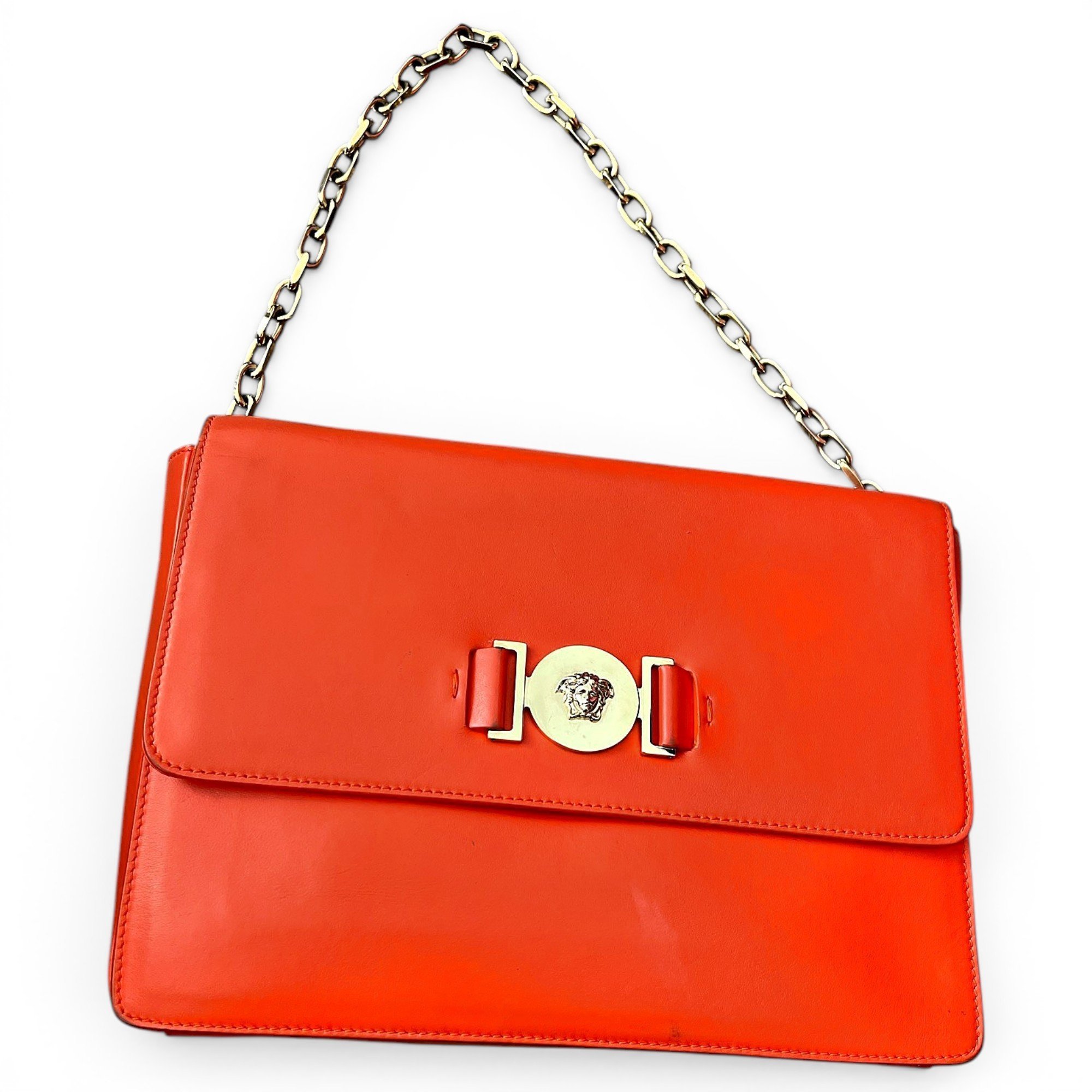 La Medusa leather handbag