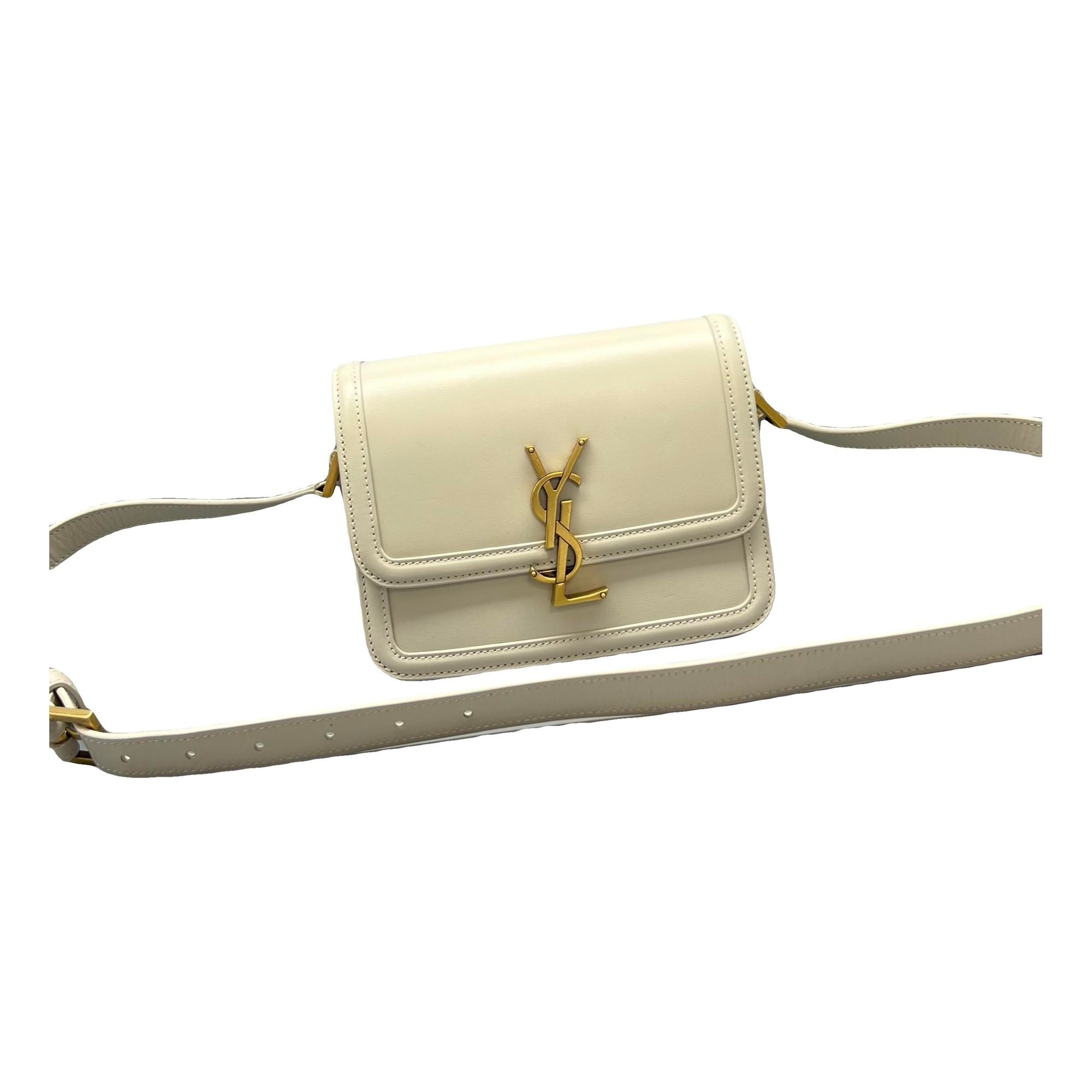 Solférino leather handbag
