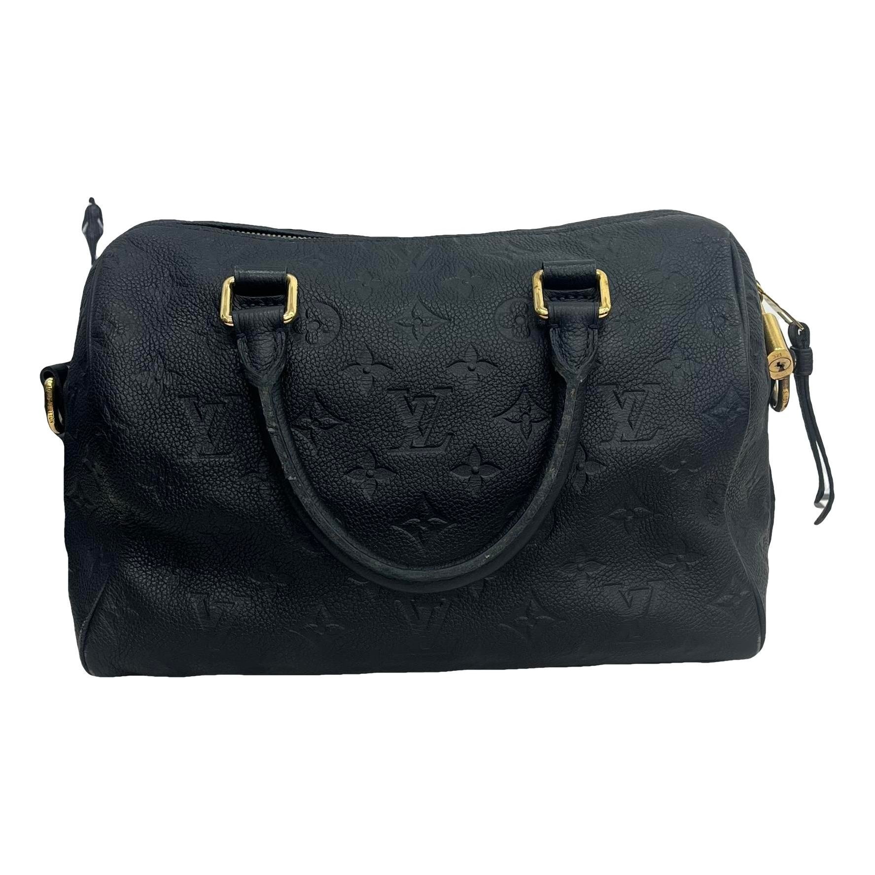 Speedy leather handbag