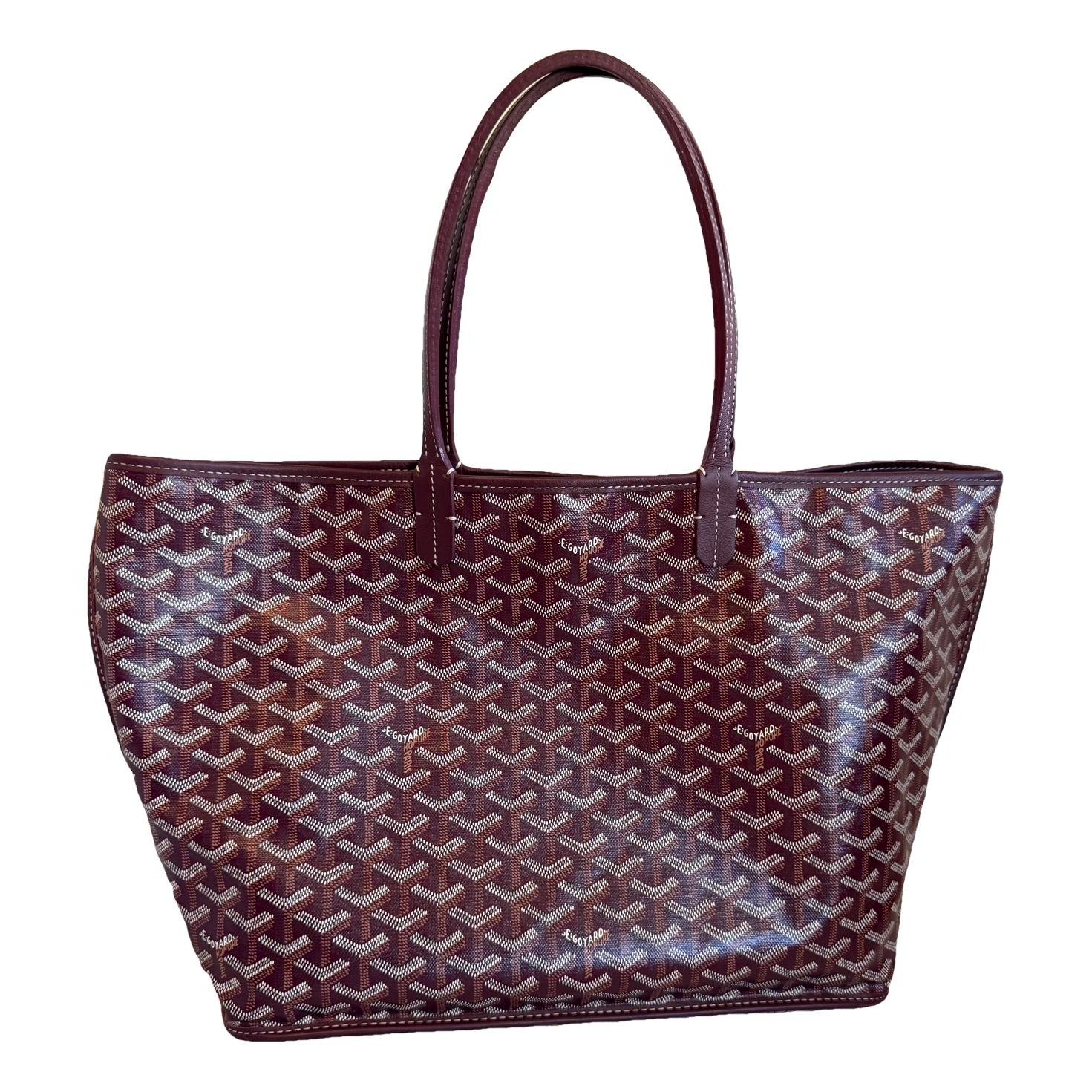 Goyard Anjou leather handbag