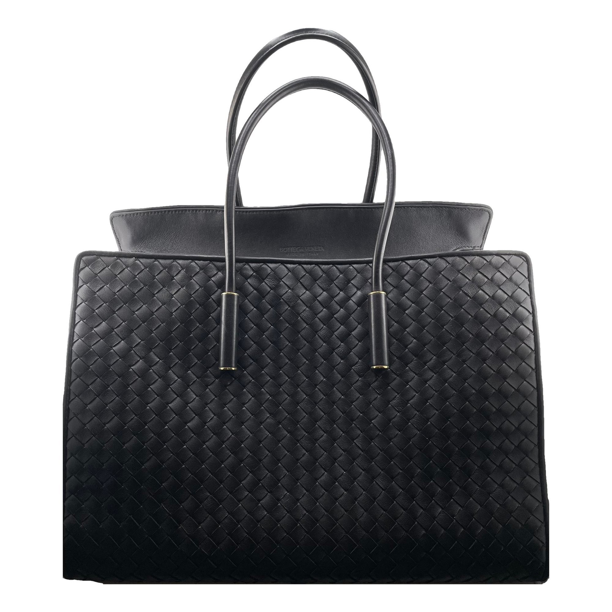 Leather tote
