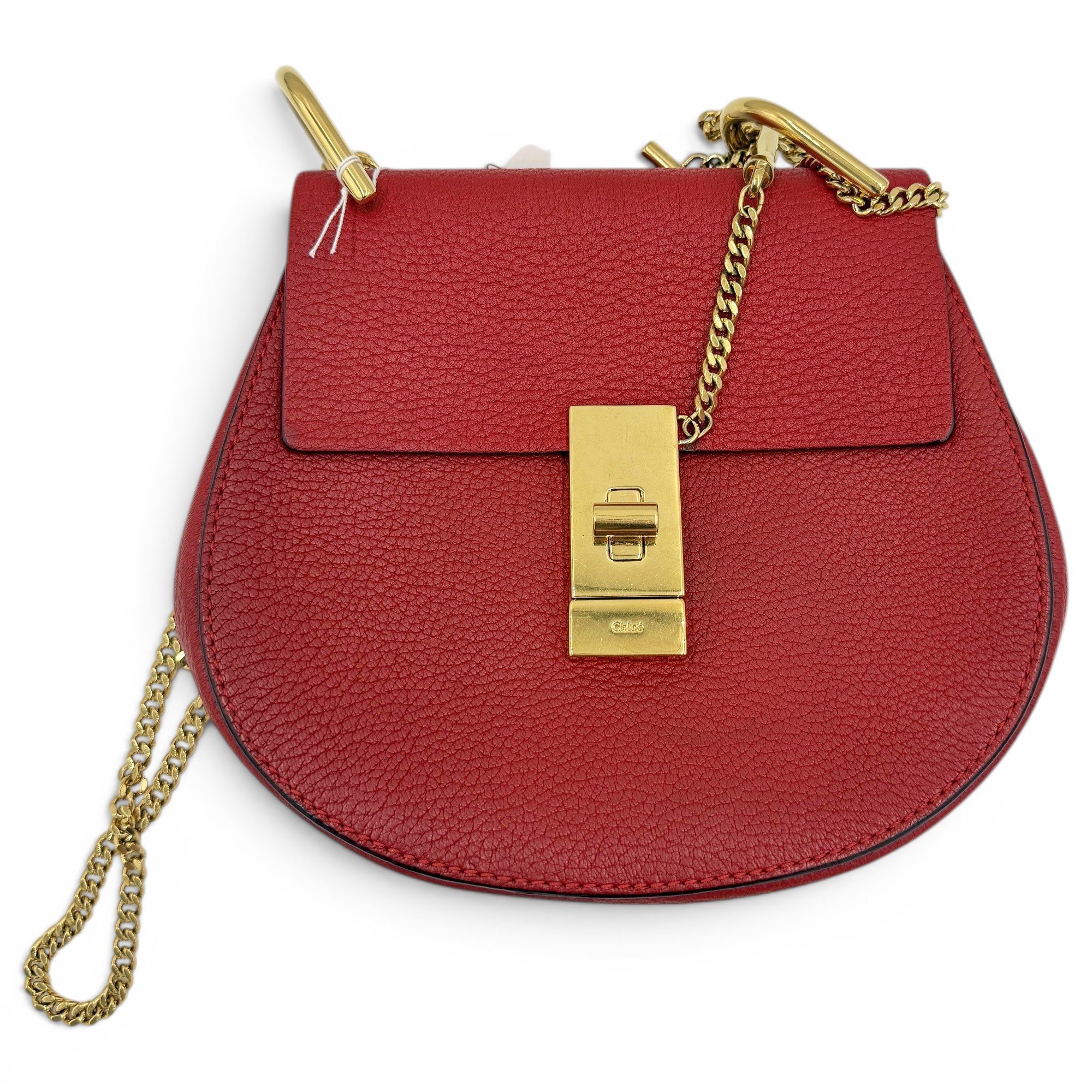 Drew leather handbag
