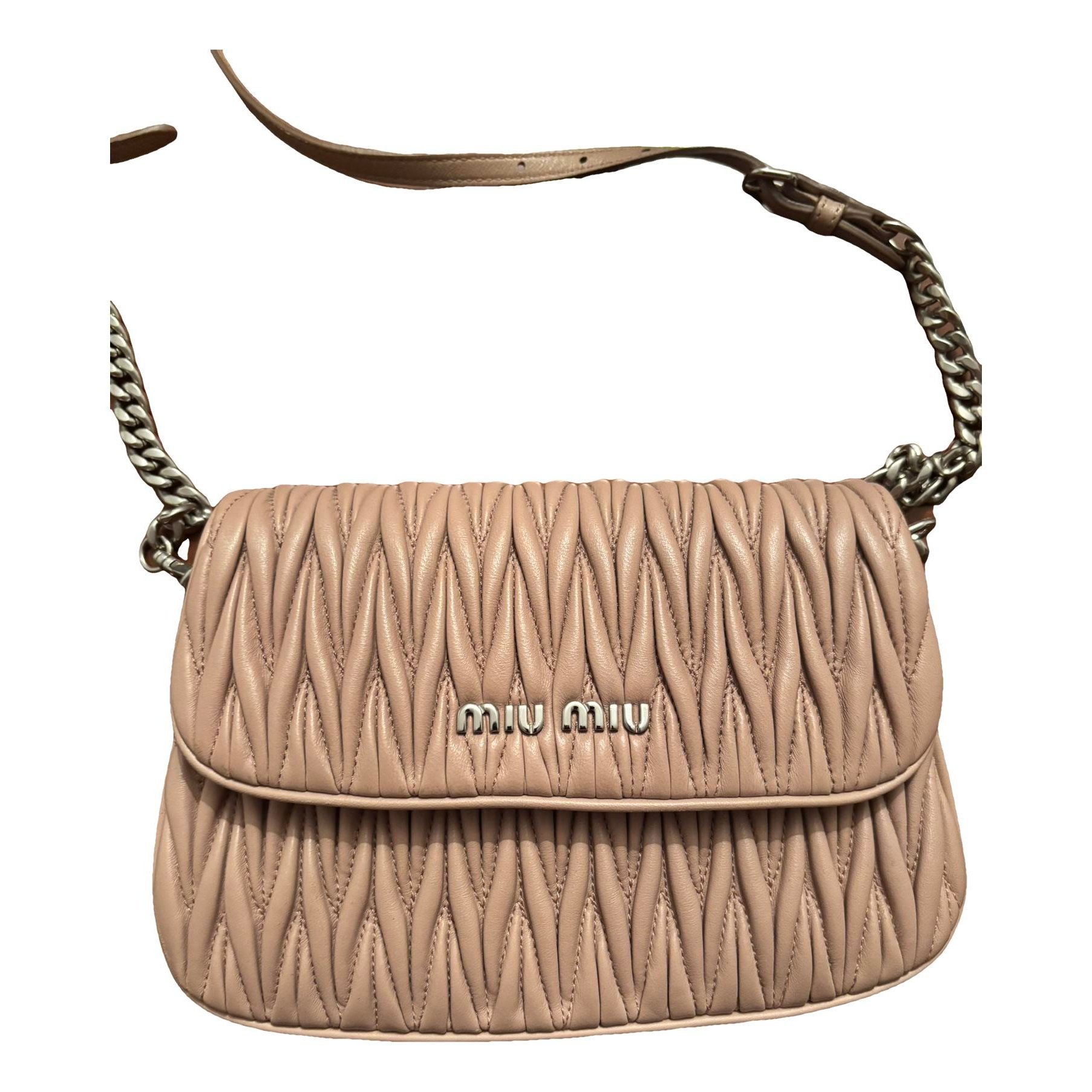 Miu delice leather crossbody bag