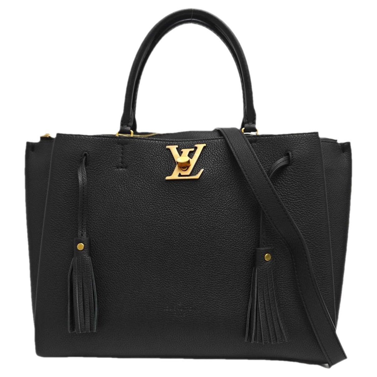 Lockme leather handbag