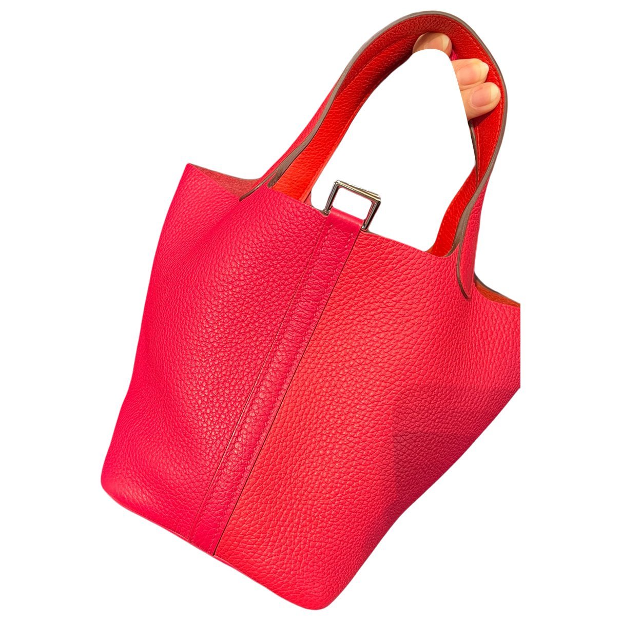 Picotin leather handbag