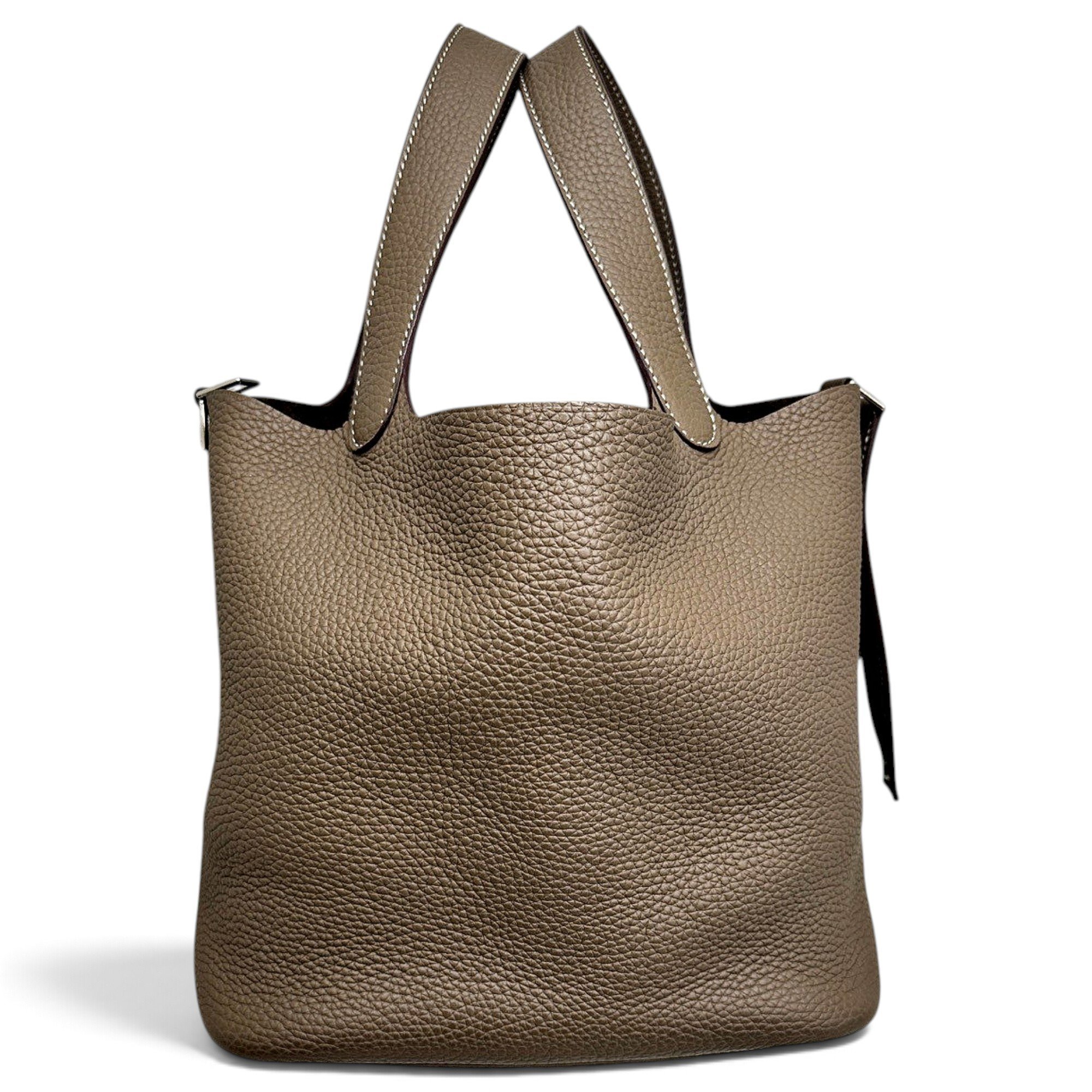Picotin leather handbag