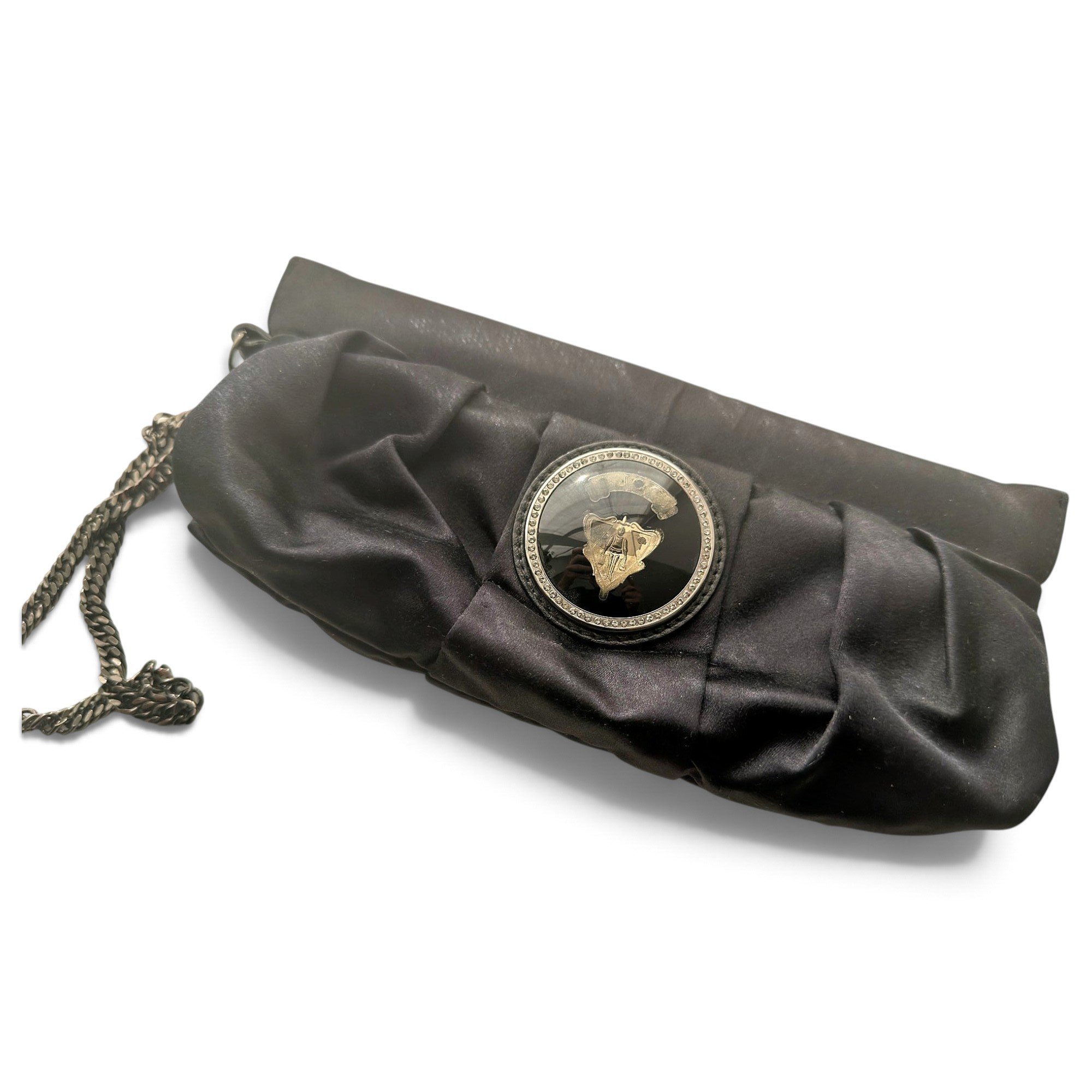 Silk clutch bag
