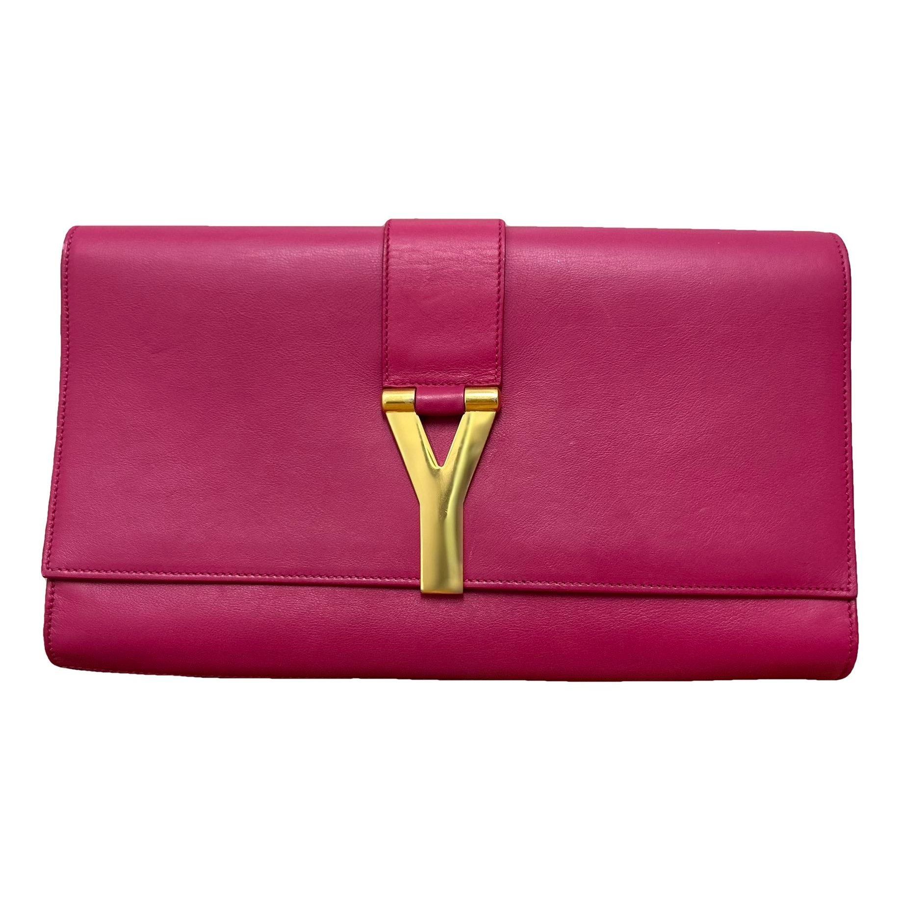 Chyc leather clutch bag