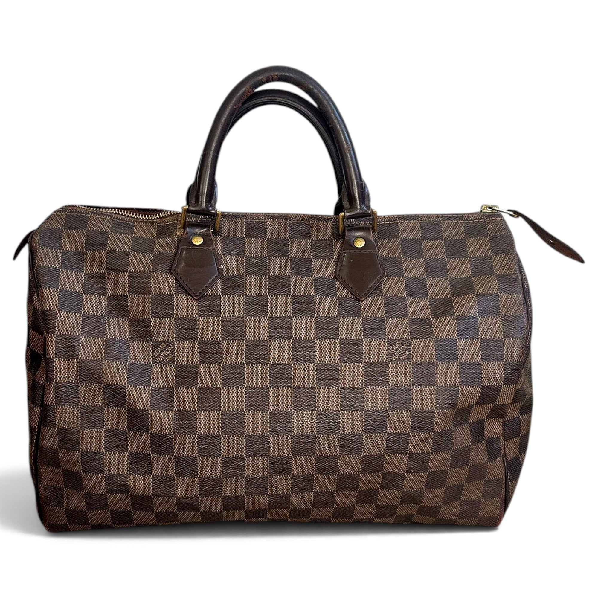 Speedy leather handbag