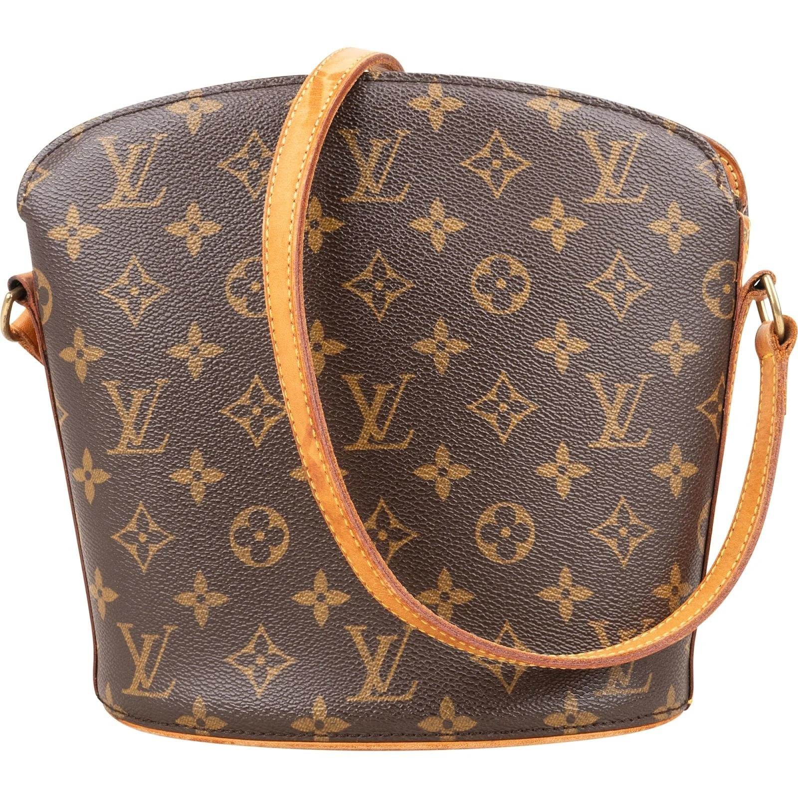 Drouot leather crossbody bag
