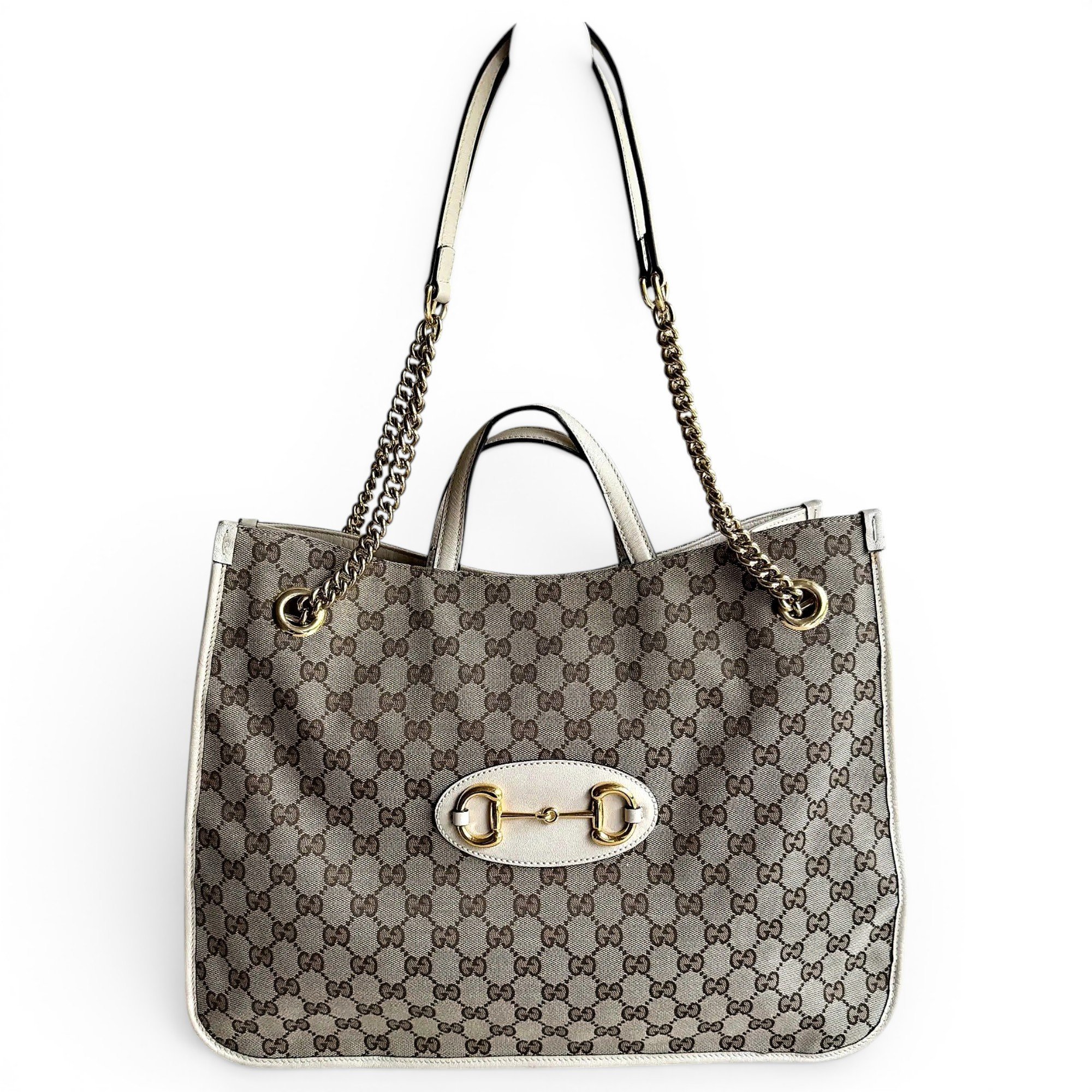 Horsebit 1955 Chain cloth handbag