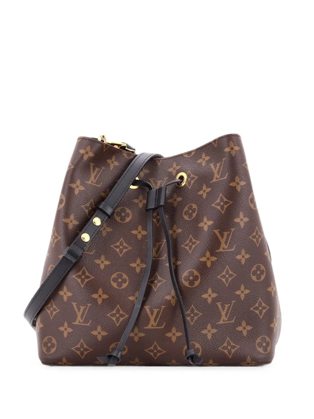 NeoNoe Handbag Monogram Canvas with Leather MM bucket bag