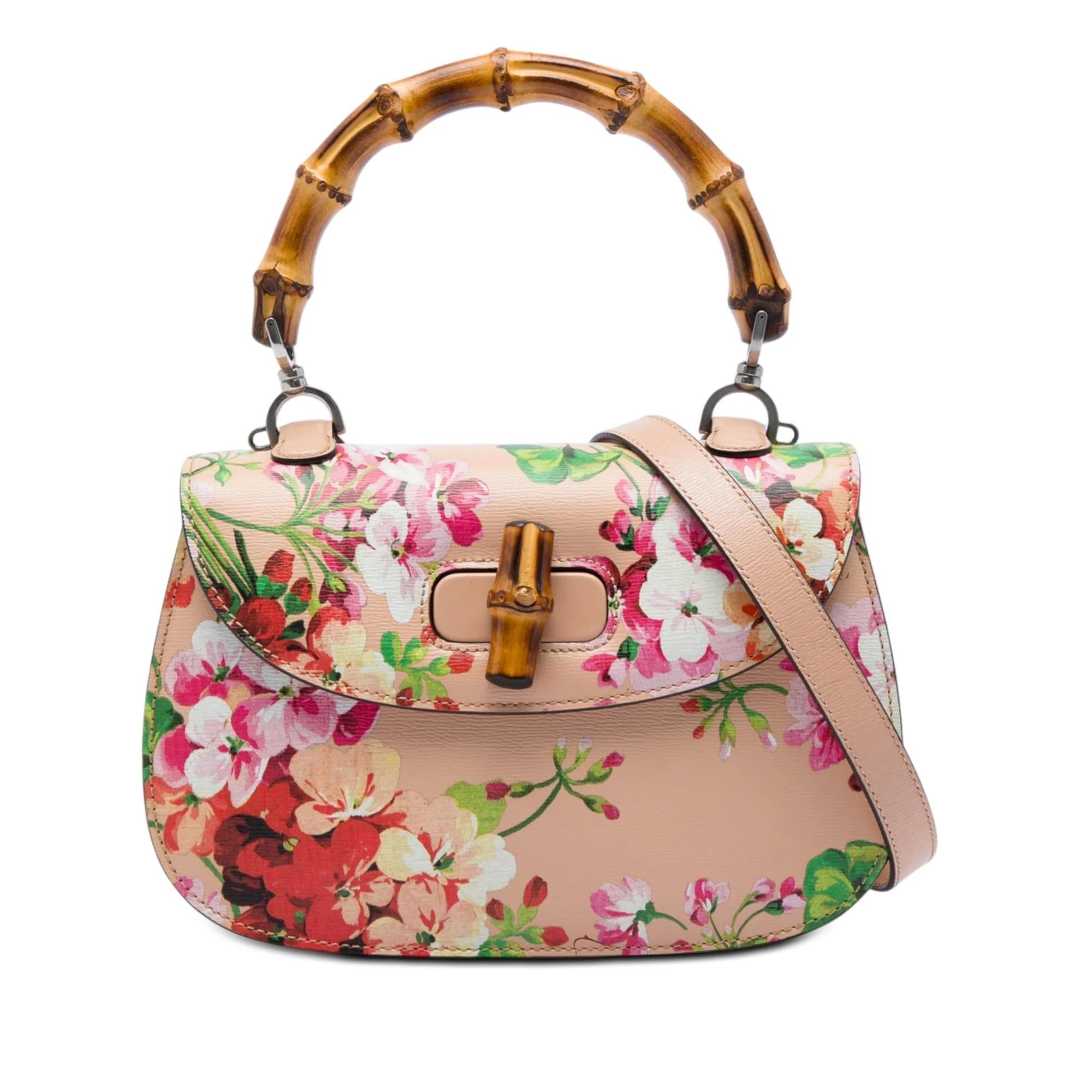 Bamboo pony-style calfskin handbag