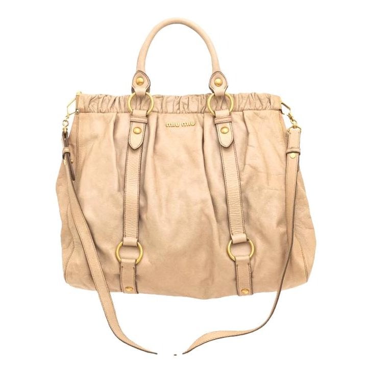Vitello leather tote