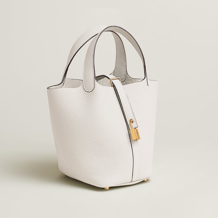 Gris Pâle Picotin Lock 18 Bag