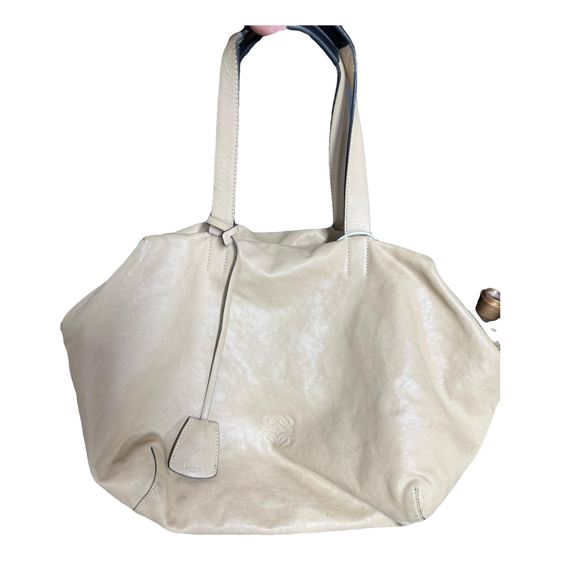 Leather handbag