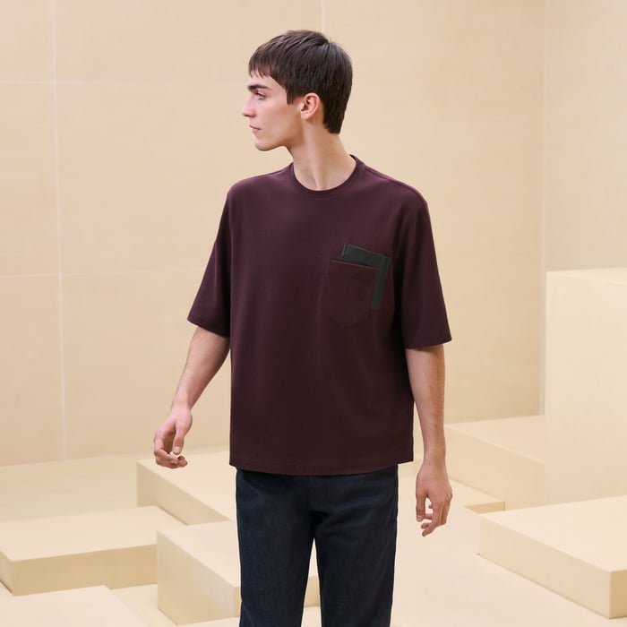 Grenat T-shirt With Pocket