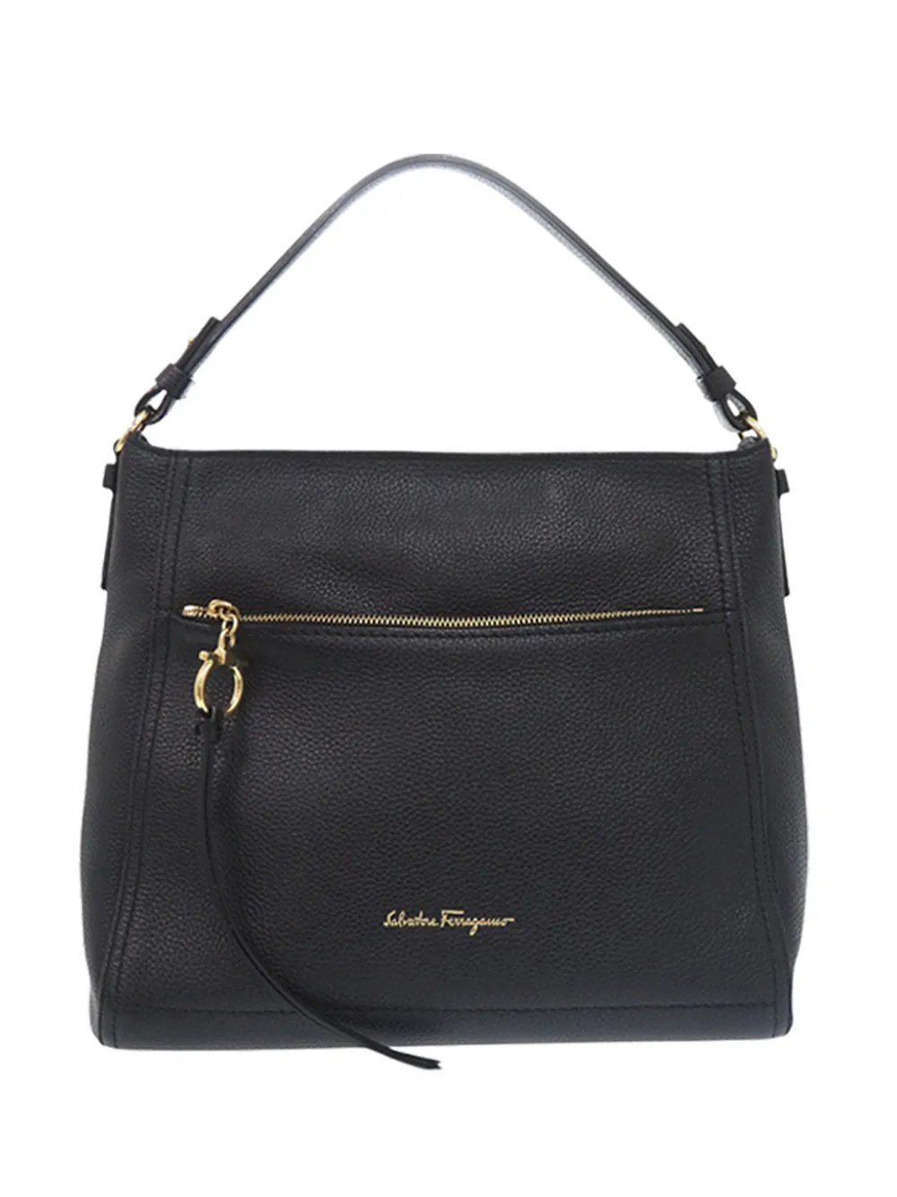Ferragamo 2017-2018 Pebbled Leather Ally Hobo satchel
