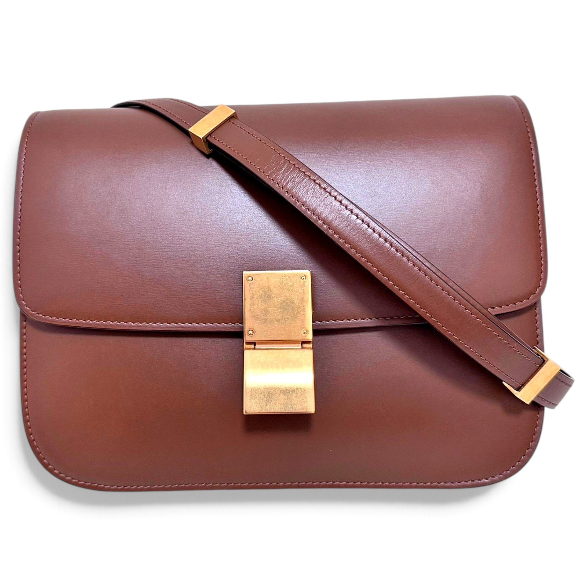 Classic leather crossbody bag