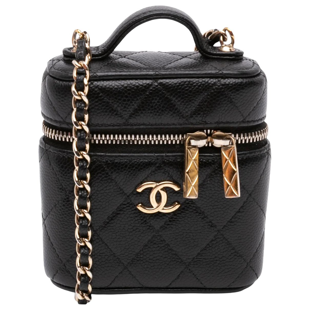 Vanity leather satchel