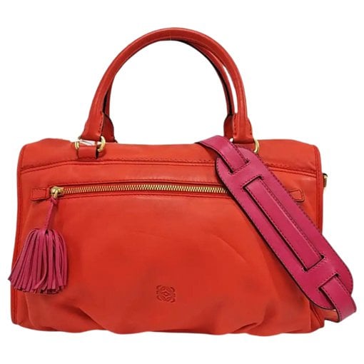 Leather handbag