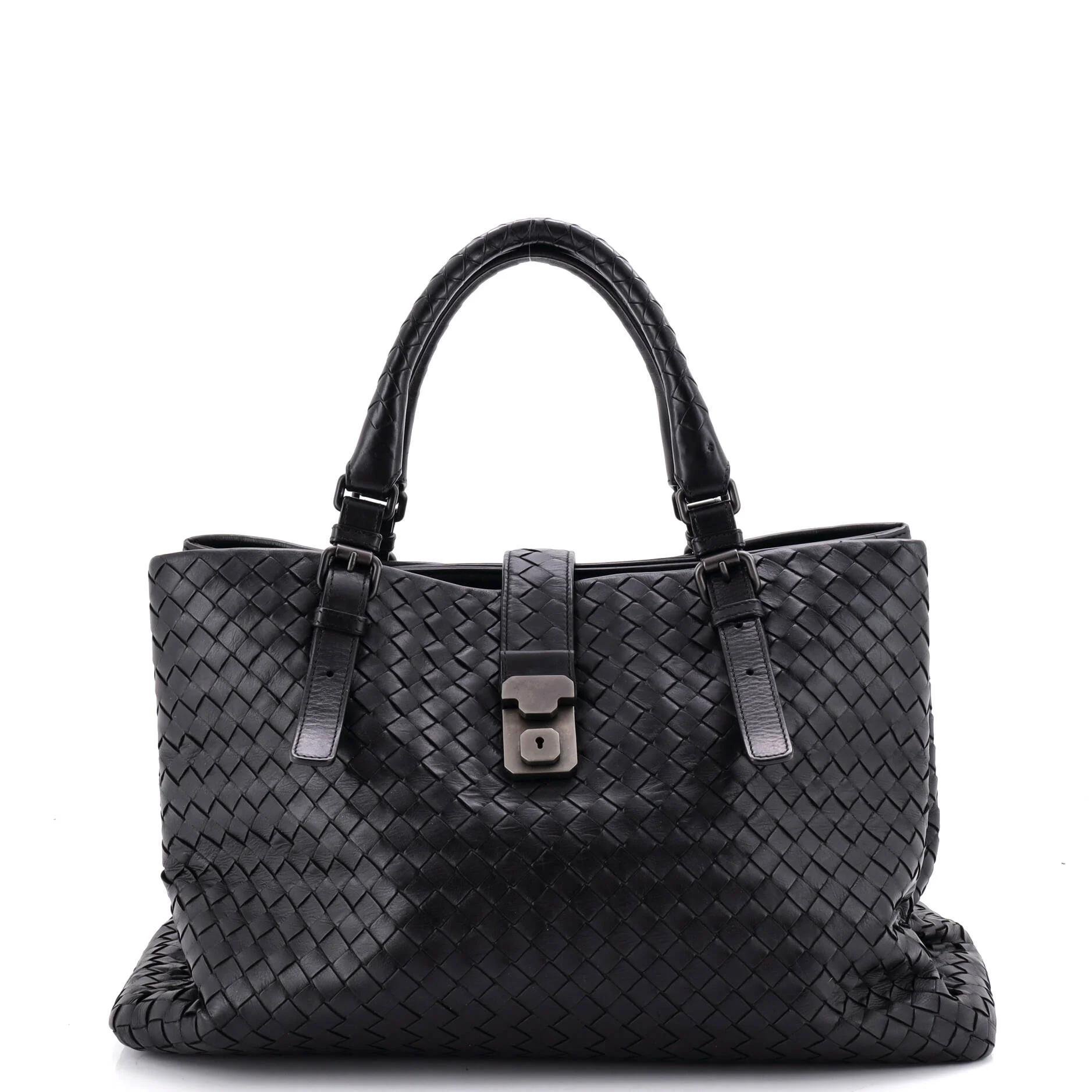 Leather tote