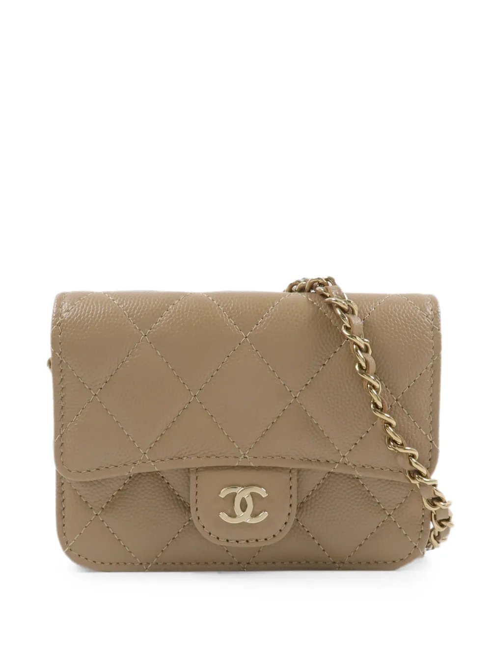 CC quilted shoulder bag