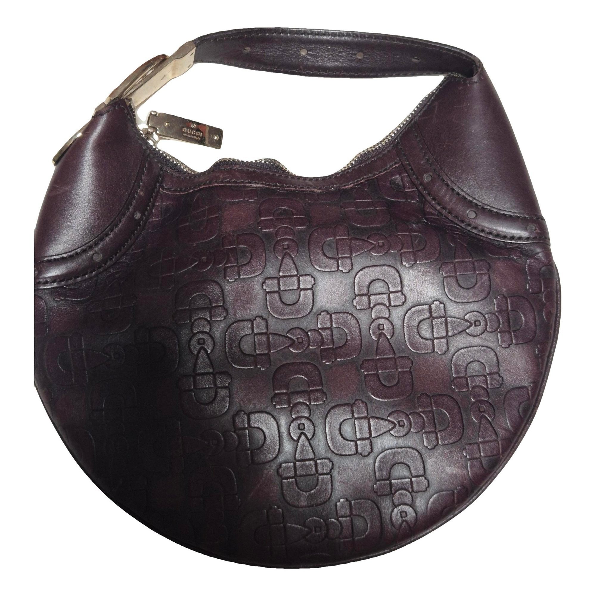 Hobo leather handbag