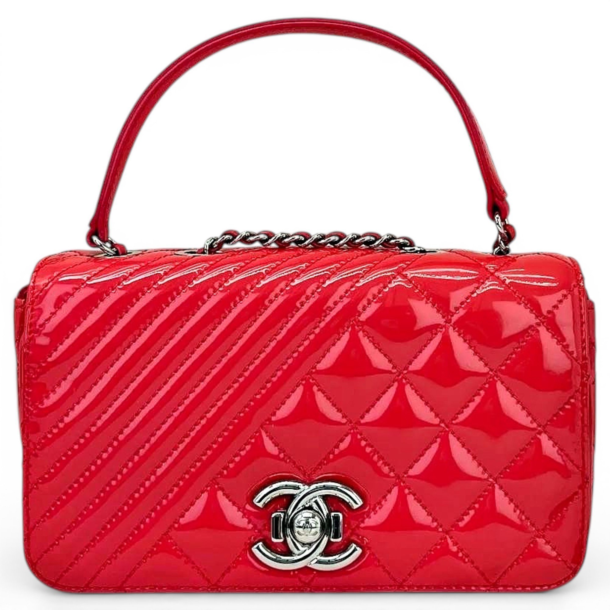 Coco boy patent leather mini bag