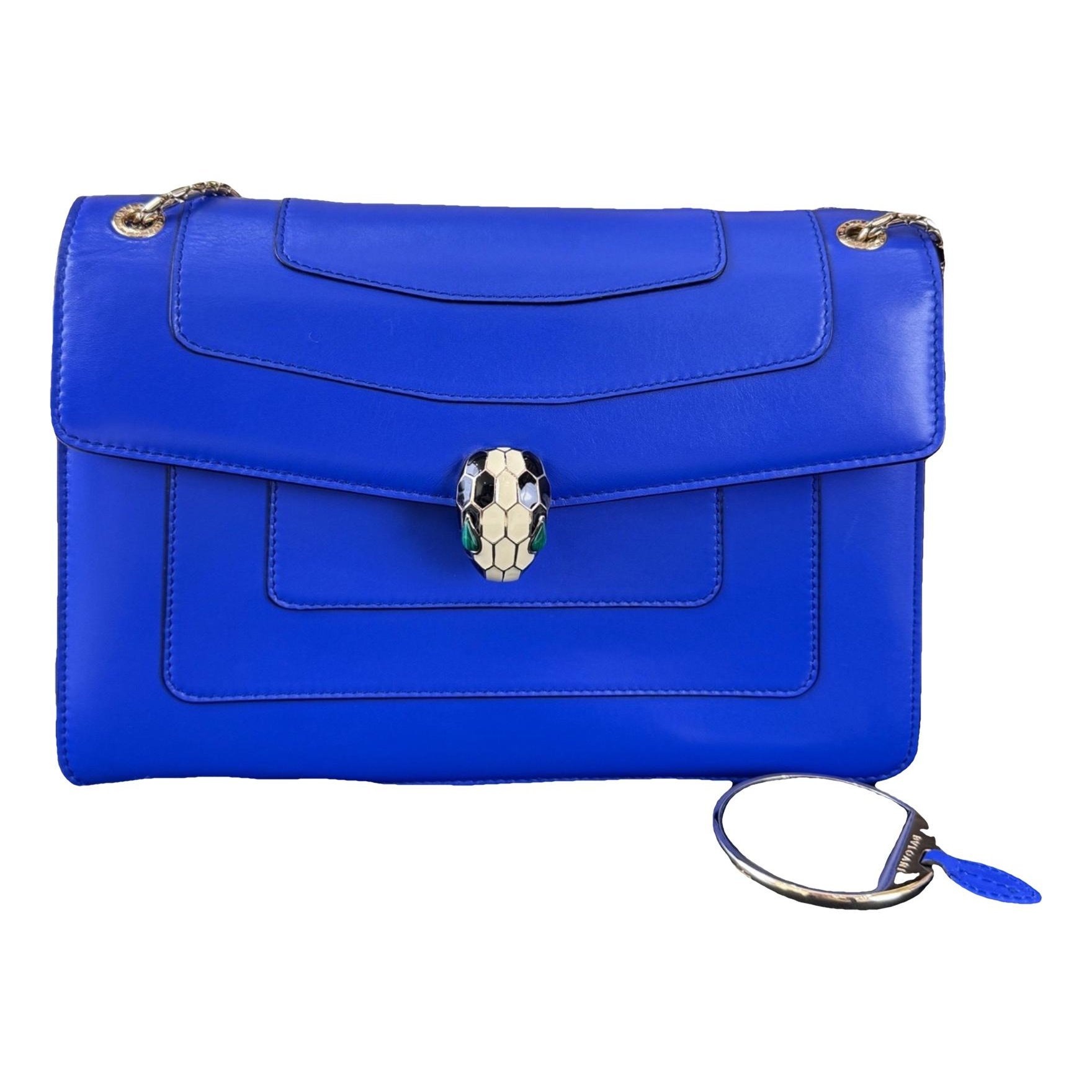 Serpenti leather handbag