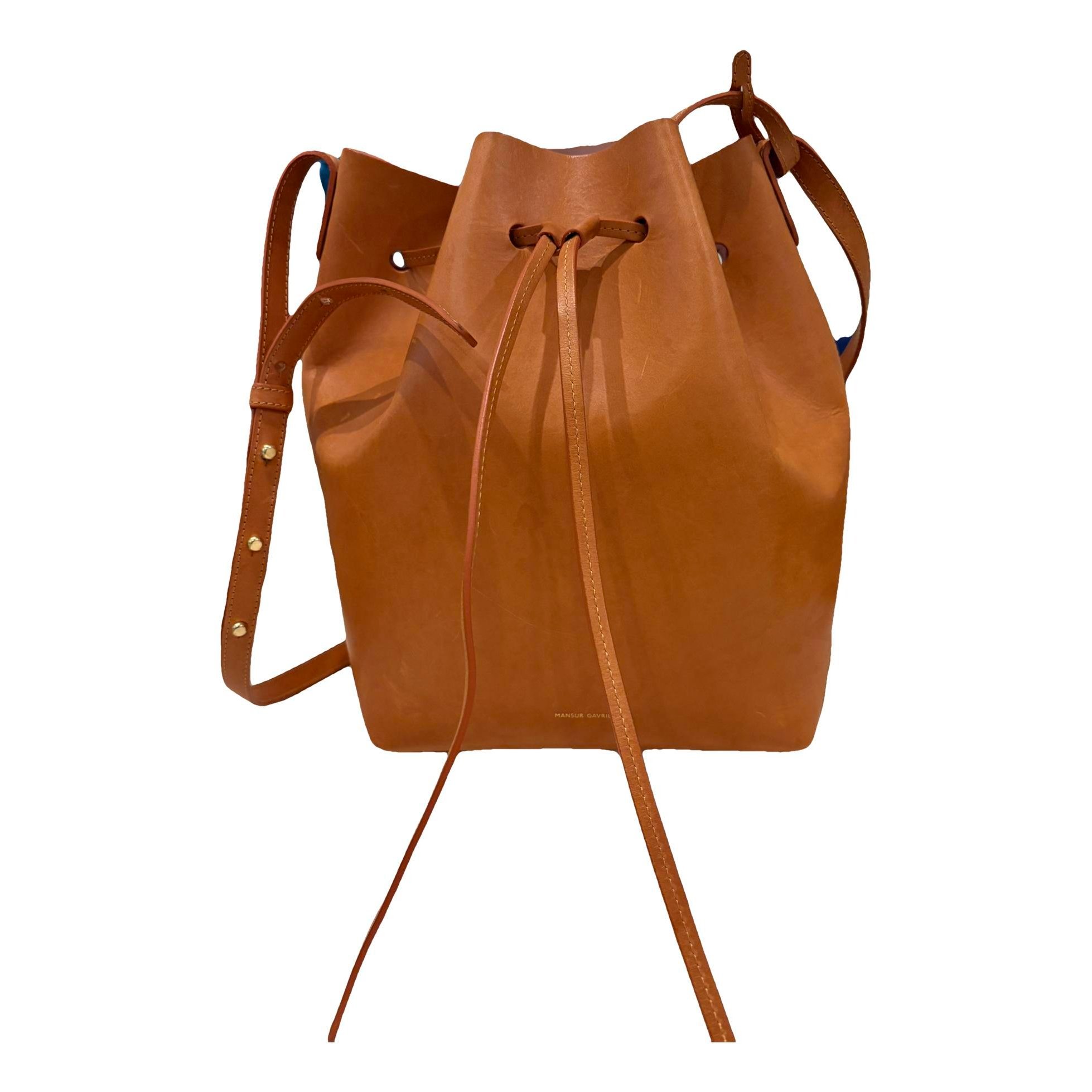 Mansur Gavriel Bucket leather crossbody bag