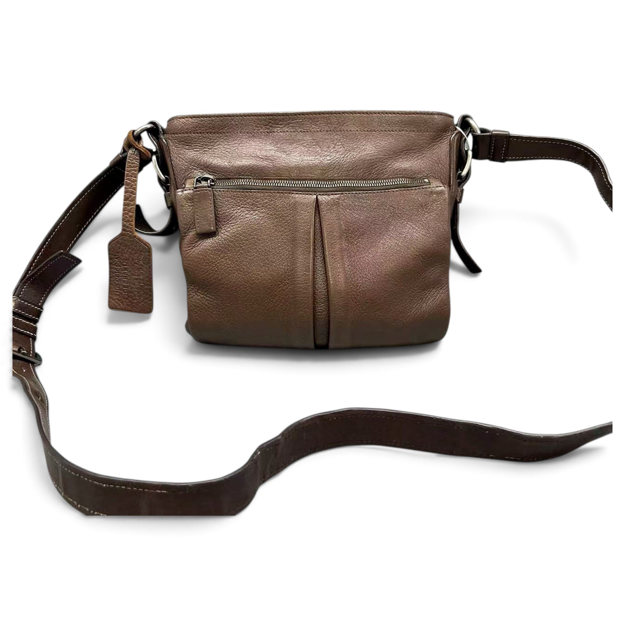 Leather crossbody bag