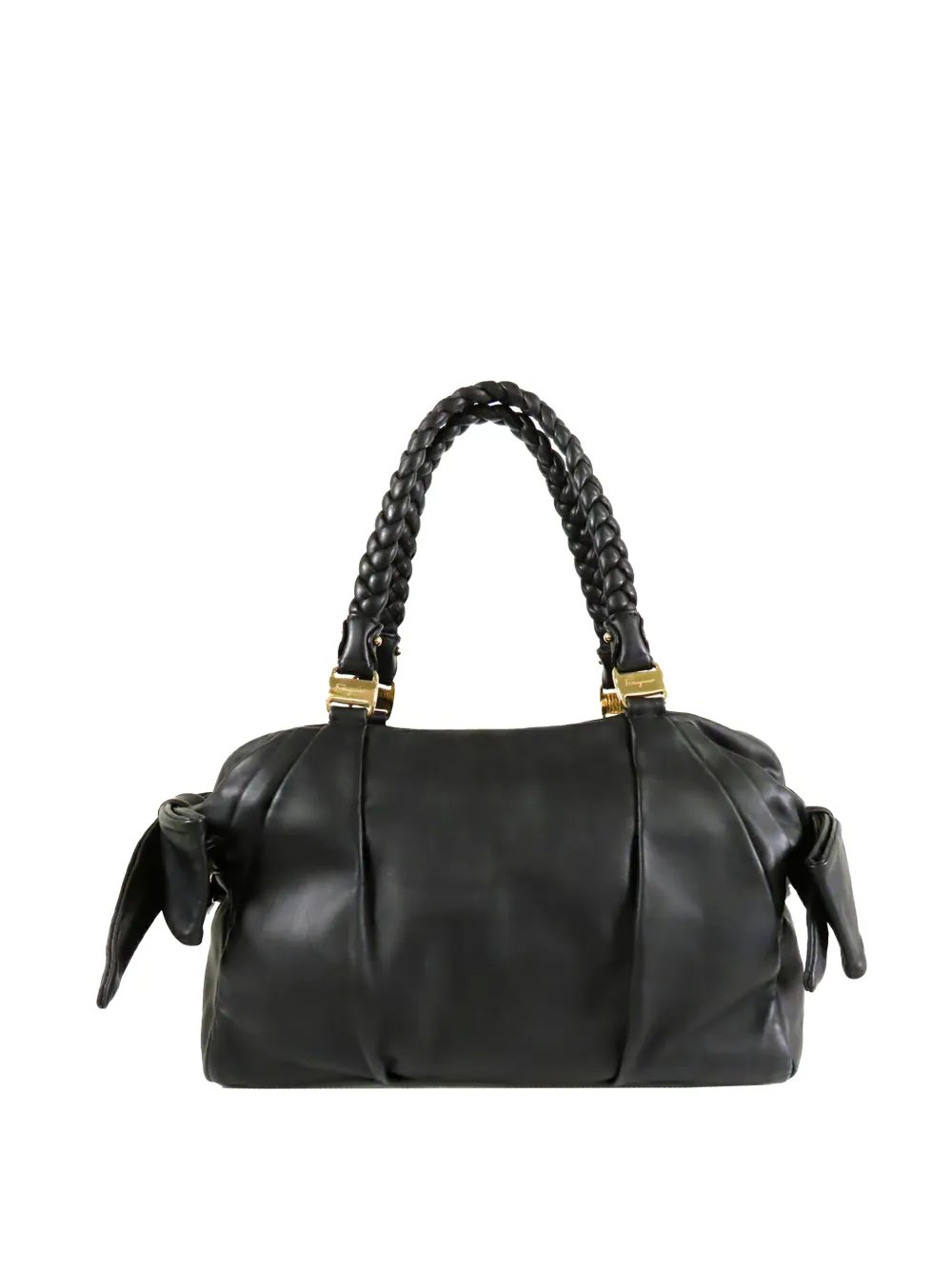 2000-2010 Calfskin Vara Braided Handle shoulder bag