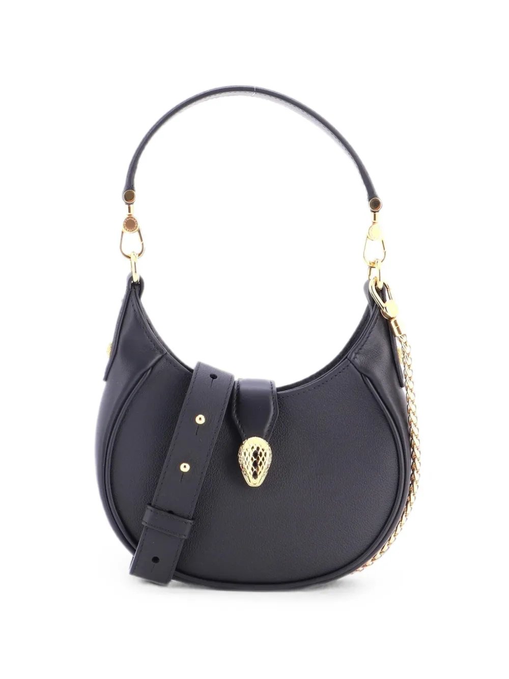 Serpenti Ellipse Crossbody Bag Leather Mini shoulder bag