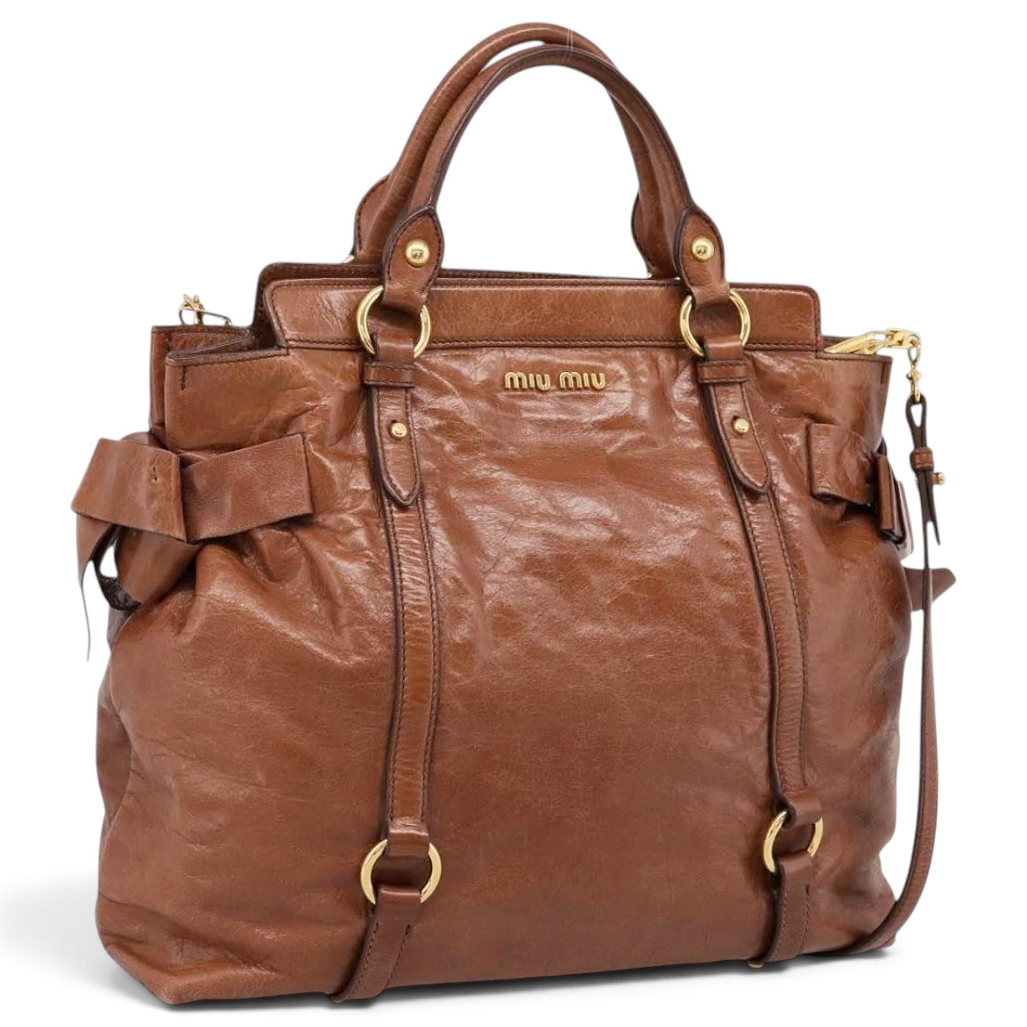 Vitello leather handbag