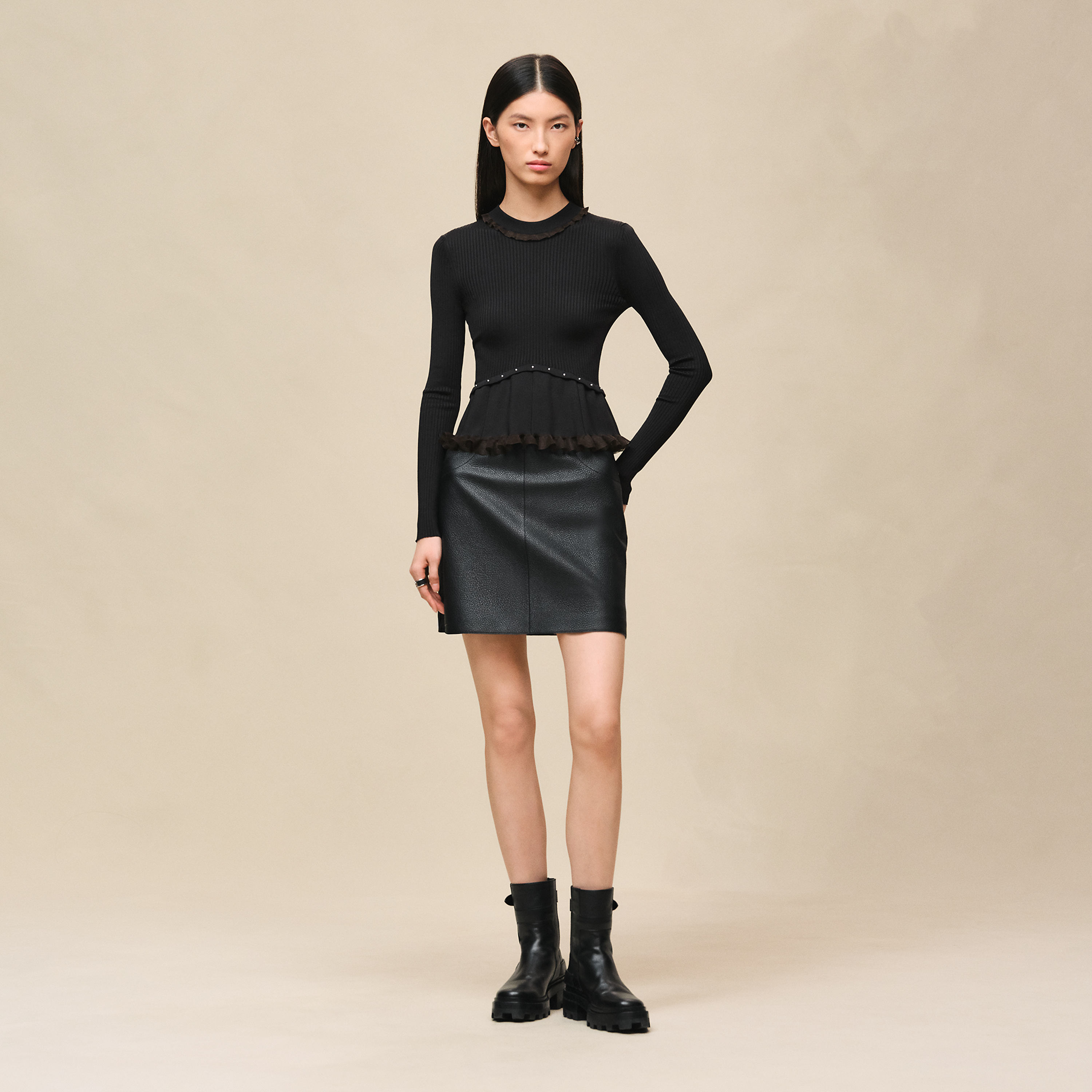 Jewel long-sleeve sweater
