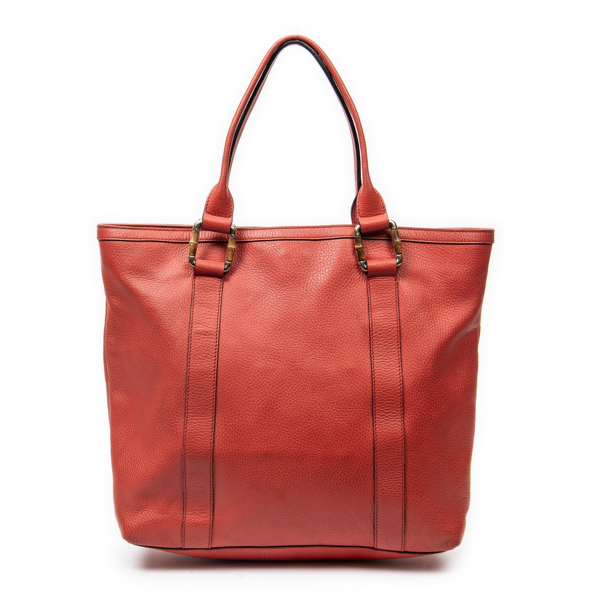 Bamboo leather handbag