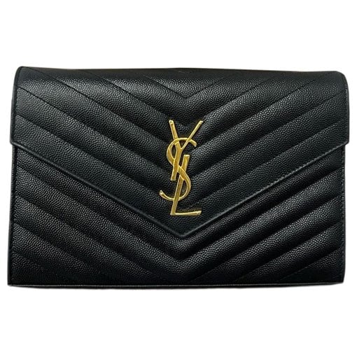 Portefeuille enveloppe leather handbag