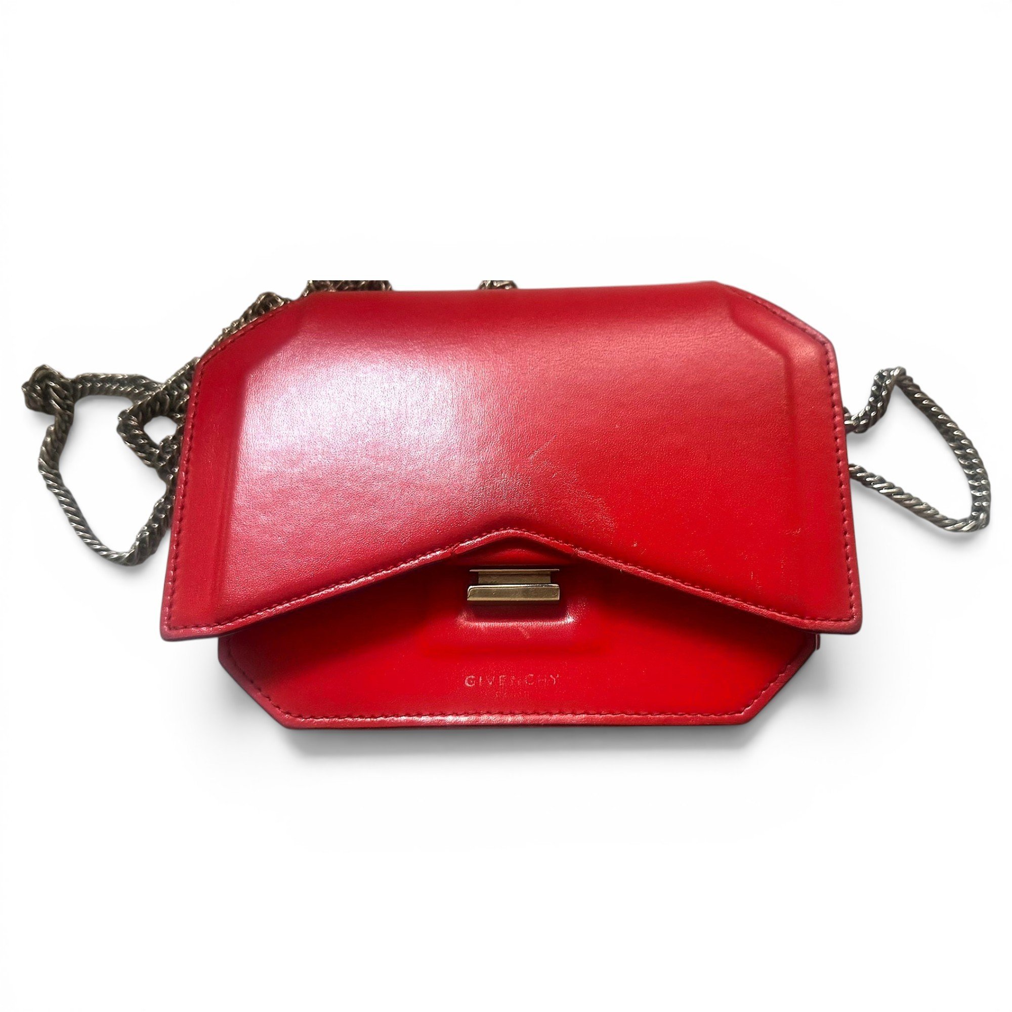 Bow Cut leather crossbody bag